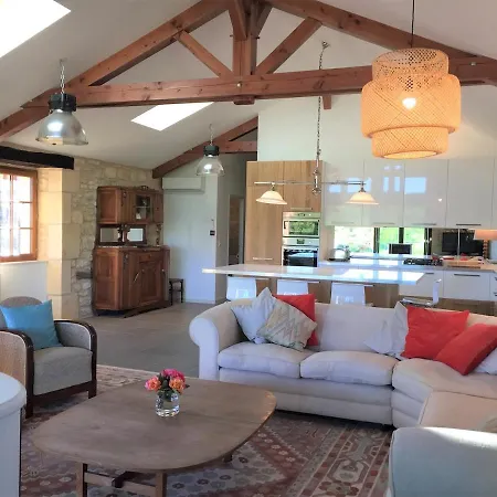Daire Ancient Stone Barn Luxury Renovation Montcabrier (Lot)