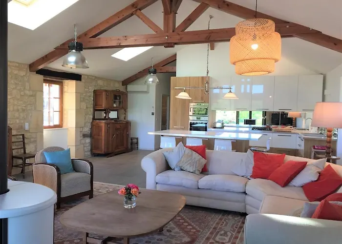 Apartment Ancient Stone Barn Luxury Renovation Montcabrier (Lot)